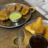 Samosas and pakoras  at Incredible India in Dubrovnik