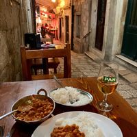 Chana Masala at Incredible India in Dubrovnik