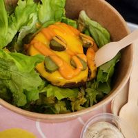 New York Melt bowl + garlic sauce created for someone with food intolerances at The Vurger Co - Richmix Square in East London