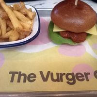 The spicy chicken at The Vurger Co - Richmix Square in East London