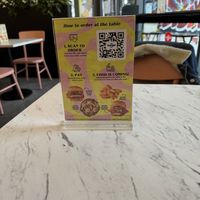 order instructions  at The Vurger Co - Richmix Square in East London