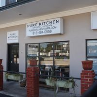 outside at Pure Kitchen in Tampa
