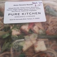 Asian sesame noodles at Pure Kitchen in Tampa