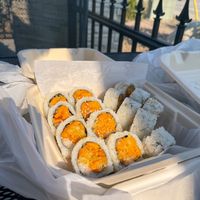 Yam roll  at Kojo Sushi in Penticton