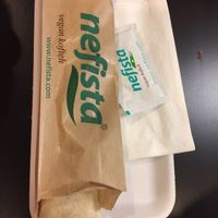 wrap sandwich at Nefista Vegan Kofteh in Cliffside Park