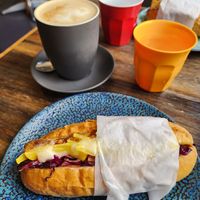 Hoisin tofu roll at Lettuce B. Frank in Wollongong