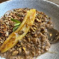 Masala porridge - yummy can be made vegan   at Lettuce B. Frank in Wollongong