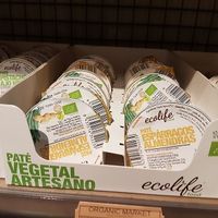 vegetal paté at Organic Market - Diagonal in Barcelona