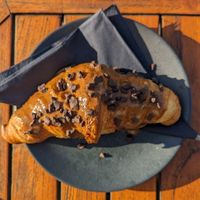 mocha croissant at Anne&Max in Arnhem