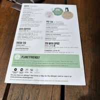 Menu  at Anne&Max in Arnhem