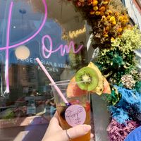 Tropical drink at Pom Kitchen - Sharrow in Sheffield