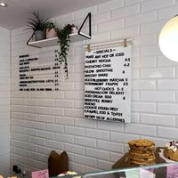 Coffee and speciality drinks menu  at Pom Kitchen - Sharrow in Sheffield