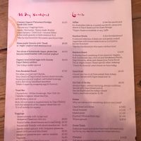 food menu at Pom Kitchen - Sharrow in Sheffield