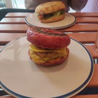 Burger at Pom Kitchen - Sharrow in Sheffield