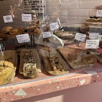 Vegan cake selection   at Pom Kitchen - Sharrow in Sheffield