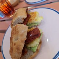 Brekkie butty at Pom Kitchen - Sharrow in Sheffield