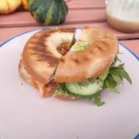 Half Ronald McPomald, half Green Goddess at Pom Kitchen - Sharrow in Sheffield