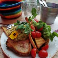 Beautiful vegan breakfast 😋 at Pom Kitchen - Sharrow in Sheffield