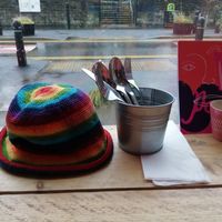 Just sat waiting and chillin x at Pom Kitchen - Sharrow in Sheffield