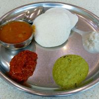 idli at Sangeetha Vegetarian - Salam Street in Abu Dhabi