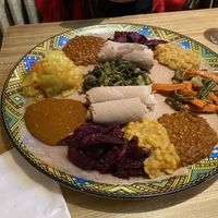 The veggie platter!  at Awash in New York City