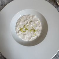 Rice au lait de coco  at Restaurant le 104 in Carcassonne