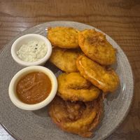 Bhaji  at Maveli Restaurant and Bar in Sheffield