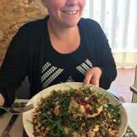 Quinoa pomegranate hummus at Local - Your Healthy Kitchen in Cascais