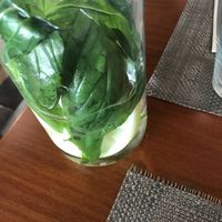 nice complimentary water  at Local - Your Healthy Kitchen in Cascais