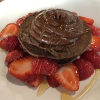 vegan chocolate pancakes 😋  at Local - Your Healthy Kitchen in Cascais