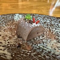 Raw chocolate cake  at Komorebi Cafe in Yawata