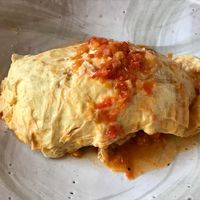 Yuba omelette rice at Komorebi Cafe in Yawata