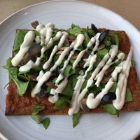 Vegan Pizza at Healthy Feast in Kuwait City