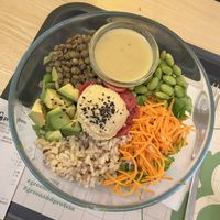 Vegan bowl   at green & protein in Pristina