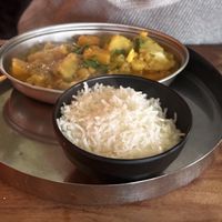 Pumpkin curry   at Ganapati Restaurant in South East London