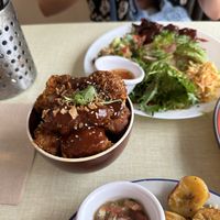 BBQ cauliflower wings   at Jah Jah in Paris
