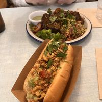 Bol froid and hot dog   at Jah Jah in Paris