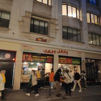 From outside at Jah Jah in Paris