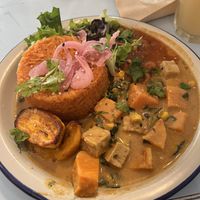 Peanut stew thing (first on menu )  at Jah Jah in Paris