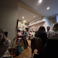 view from our seat   at Jah Jah in Paris