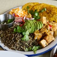 Djon Djon (Haitian-inspired dish) at Jah Jah in Paris