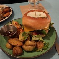 Burger at Jah Jah in Paris