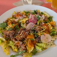 Amazing salad at Jah Jah in Paris