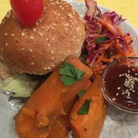 Mashroom burger  at Jah Jah in Paris