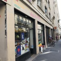 Outside at Jah Jah in Paris