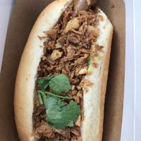 Hotdog at Jah Jah in Paris