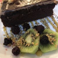 Chocolate cake at Jah Jah in Paris