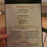 Menu   at Bar Cali in Nijmegen