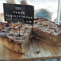 Vegan Apple & Almond Cake at Romeo's Sugar Free Bakery in North London