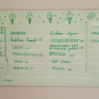 Changing selection of all vegan flavours at Veganista Ice Cream IV in Vienna